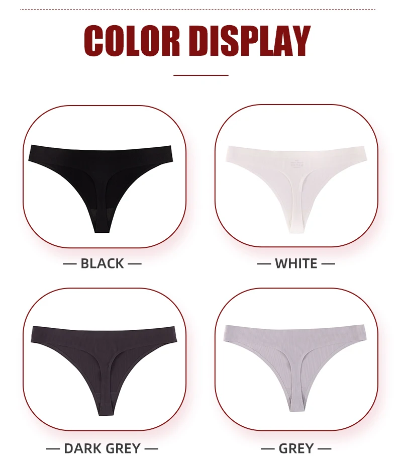 Ladies Lingerie Sexy Women Underwear Seamless Fitness Underpantie Low