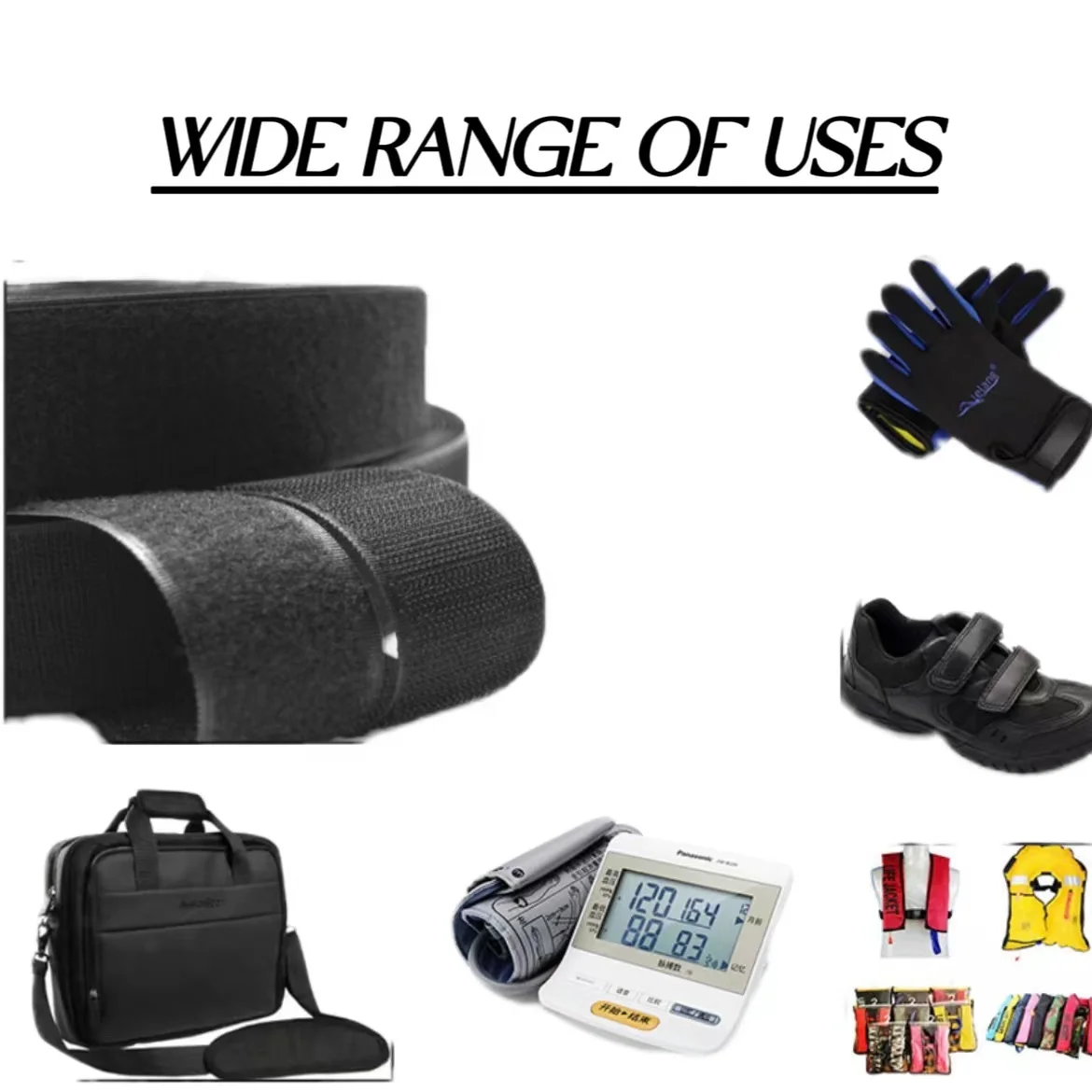 Ultra Thin Micro Hook and Loop Tape Hook and Loop Fastener