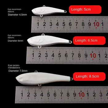Wholesale CHEERY Artificial Hard Vibration Bait Unprinted VIB Fishing Lures for Saltwater Fish Ocean Boat Fishing Marlin Pike – Hard Lure – view 4