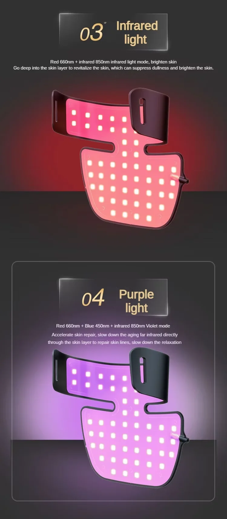 Led Light Therapy Silicone Face Mask For Skin Rejuvenation_voghion.com