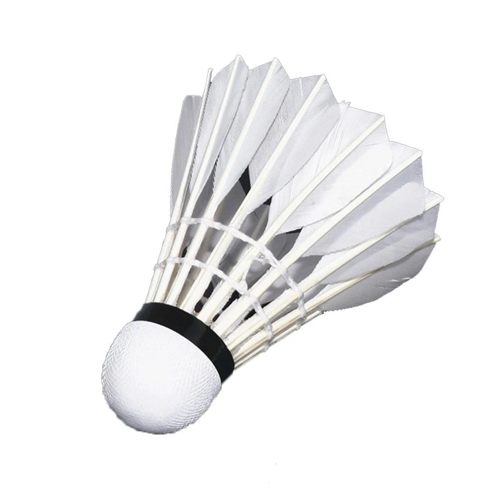 Wholesale Landing point accurate resistant flight stable goose feather ball advanced training badminton/badminton products From m.alibaba