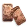 Barra di rame Eagle da 1 oz