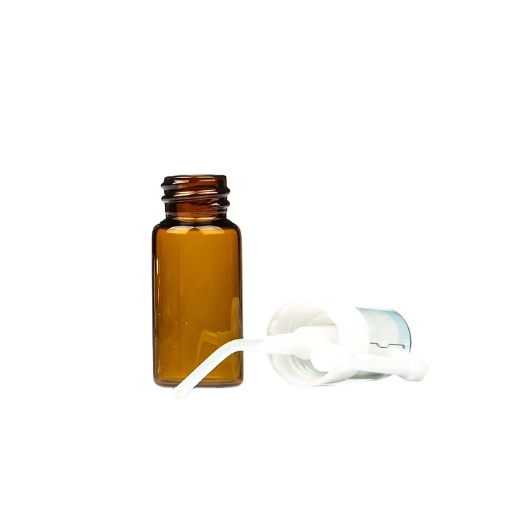 Hot sale custom size amber glass liquid medicine oral and nasal spray bottle