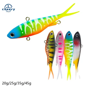 New Model 95mm 115mm Vibe Lure Fork Tail Soft Plastic Fishing Lures Super Strength TPE Plastic Vibration Vibe – Soft Lure – view 2
