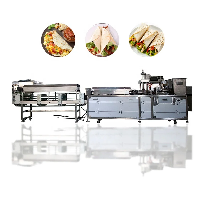Automatic Chapati Taco Flour Tortilla Machine For Sale Full Production