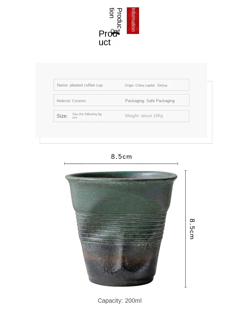 3D Paper Cup Design Reusable Pinched Mugs - Creative & Durable