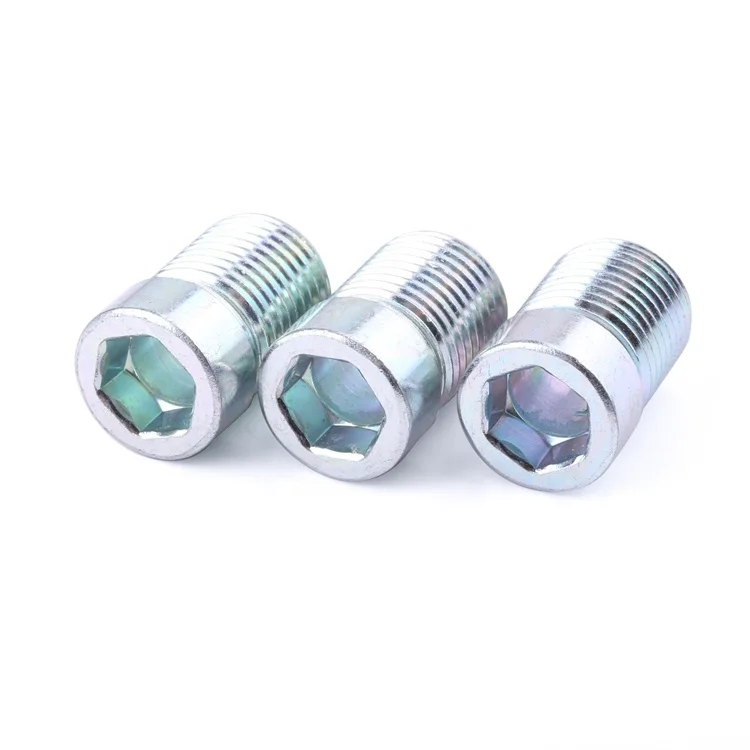 Non-standard customization hex socket fillister bolt high-carbon steel blue zinc for car seat