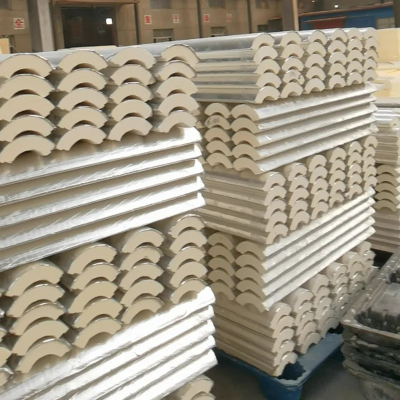 Aluminum Foil Phenolic Foam Composite Insulation Pipe Shell for Chilled Water Pipe Heat Insulation Materials