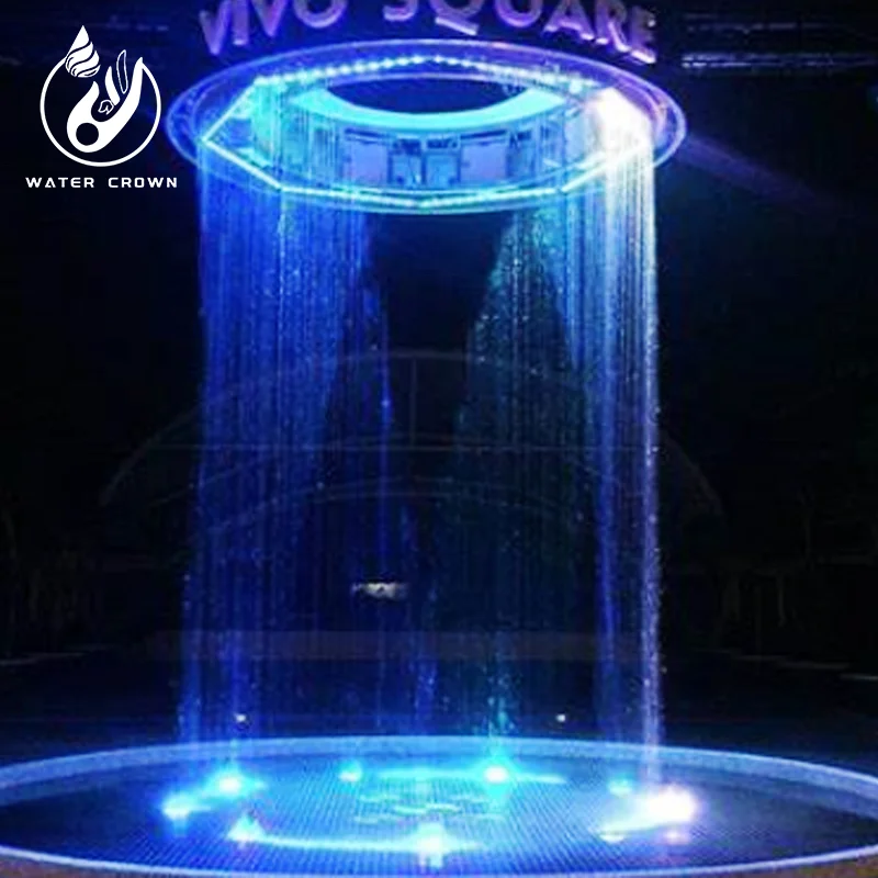 Індивідуальна сучасна зовнішня водна композиція «Водяна корона» для оздоблення саду