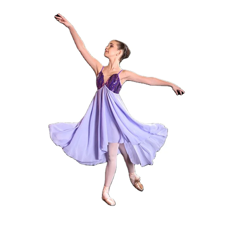 purple lyrical dress Amazon.com: AFAVOM Sequin Lyrical Dance Dress for Women Contemporary Dance  Costumes Halter Backless Ballet Leotards Bodysuit with Flowy Mesh Skirt  Long Sparkle Ballroom Dresses Lyrical Dancewear Purple L : Clothing, Shoes &