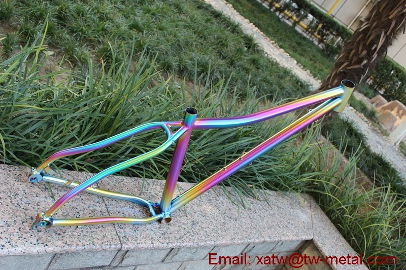 Rainbow Titanium Mountain Bike Frames 27.5er Titanium MTB Bicycle ...