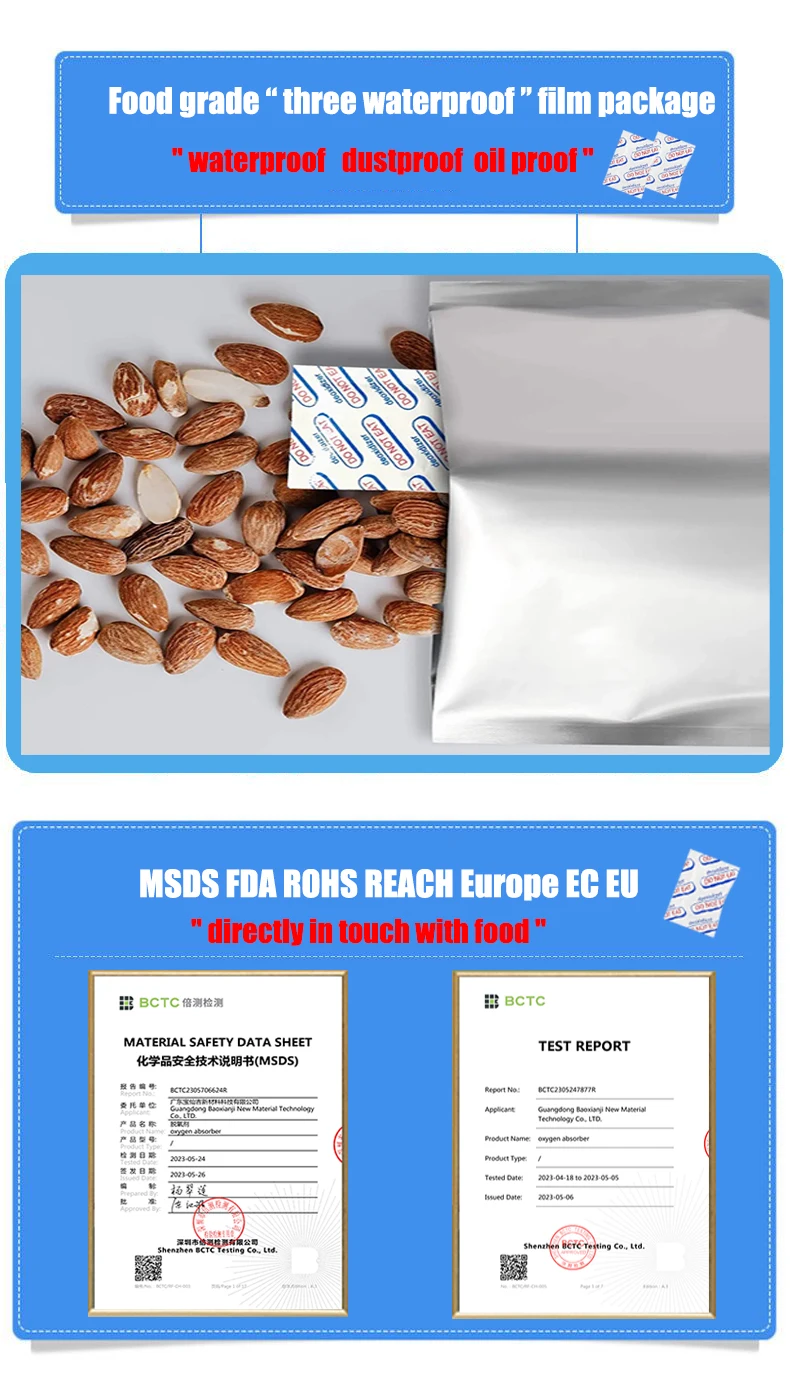 Oxygen Absorber With O2 Indicator For Food Storage 500cc Amazon Hot