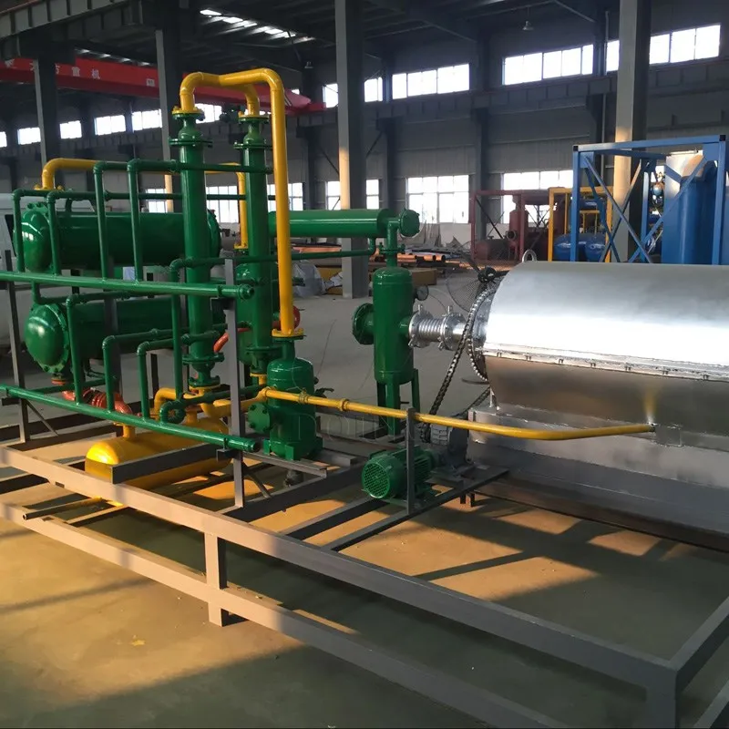 Mini Plastic to Oil Recycling Machine Small Scale Tire Recycling Pyrolysis Plant Microwave Pyrolysis Machine