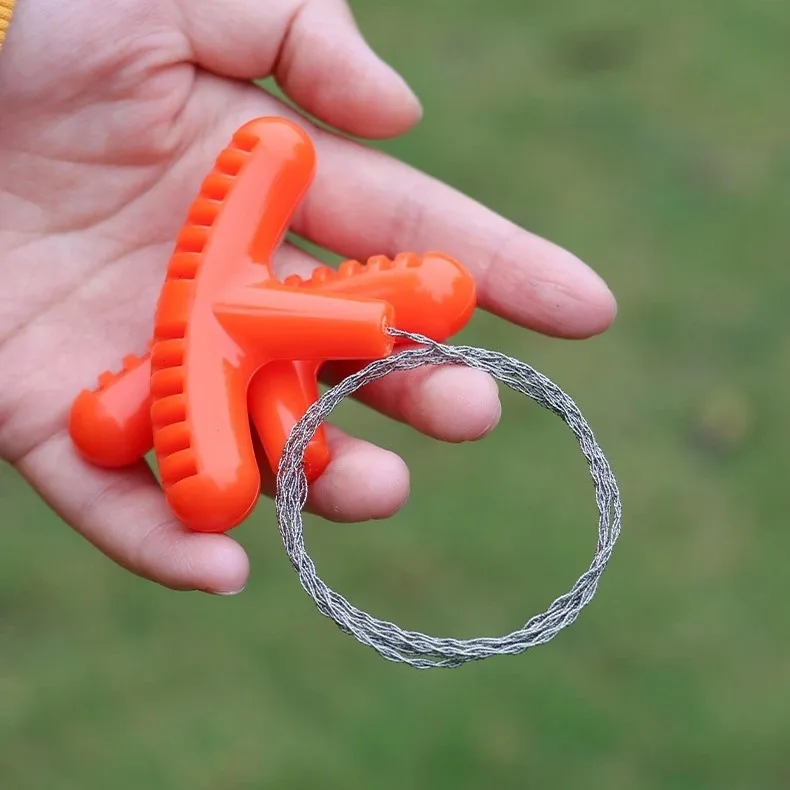 Steel Cable Saw,Metal Wire Saw,Hand Pocket String Rope Saw,Emergency Survival Saw,Cutting Tool