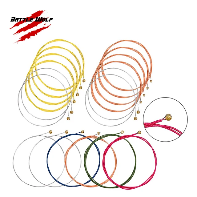 Wholesale Price Bulk Different Color Acoustic Guitar Strings Oem For Beginner Buy Guitar Strings Color Guitar Strings Oem Guitar Strings Bulk Product on Alibaba