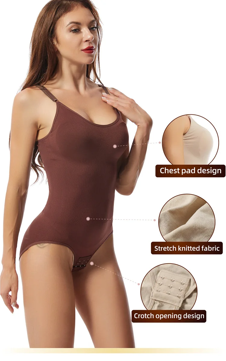 Fitness Tops Trendy Sexy Woman Bodysuits Tummy Shaper Lifter Seamless Shapewear Slip Women