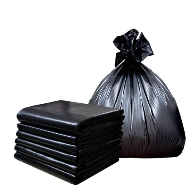 Biodegradable Rubbish Large Compostable Black Plastic Trash Bags Gallon Trash Bag 100 Liters
