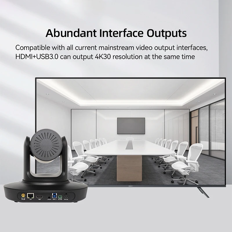 UHD 4K Live Streaming Video Conference with AI Tracking
