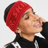 Headbands Sweatband Elastic Winter Women Snow Ski Headbands Red