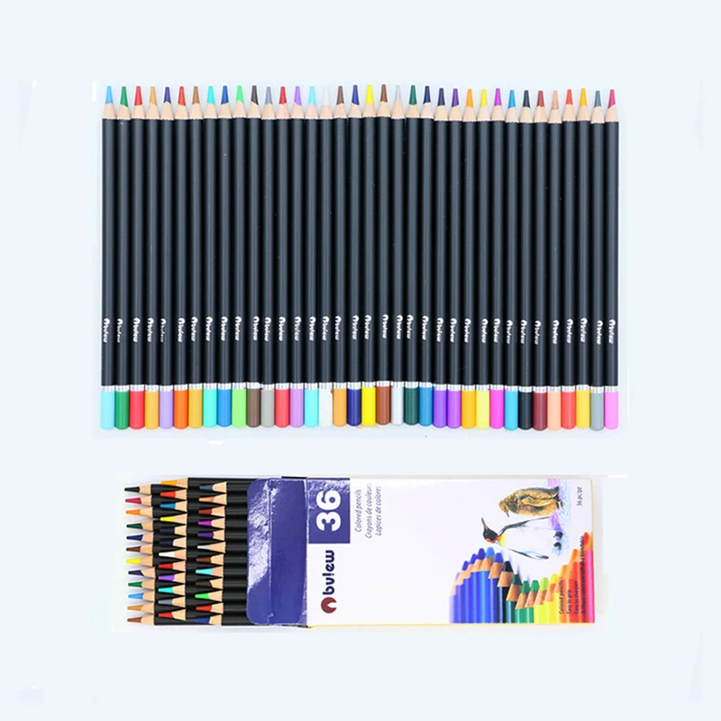 Bview Art Higher Quantity Factory Direct Selling 4mm Soft Core 36 Colors Pencil Set for Drawing