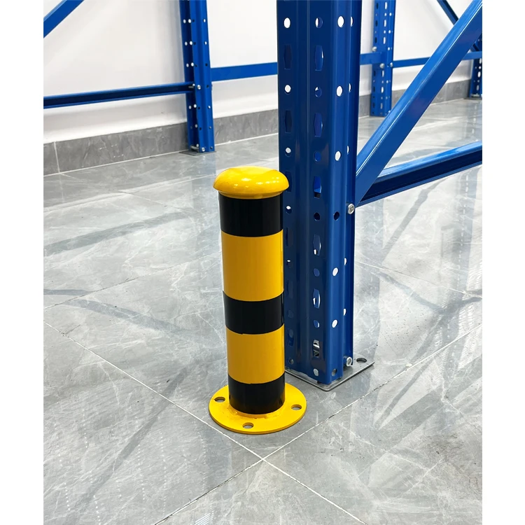 Защитные ограждения стойка для хранения на складе вертикальный пластиковый протектор стойки