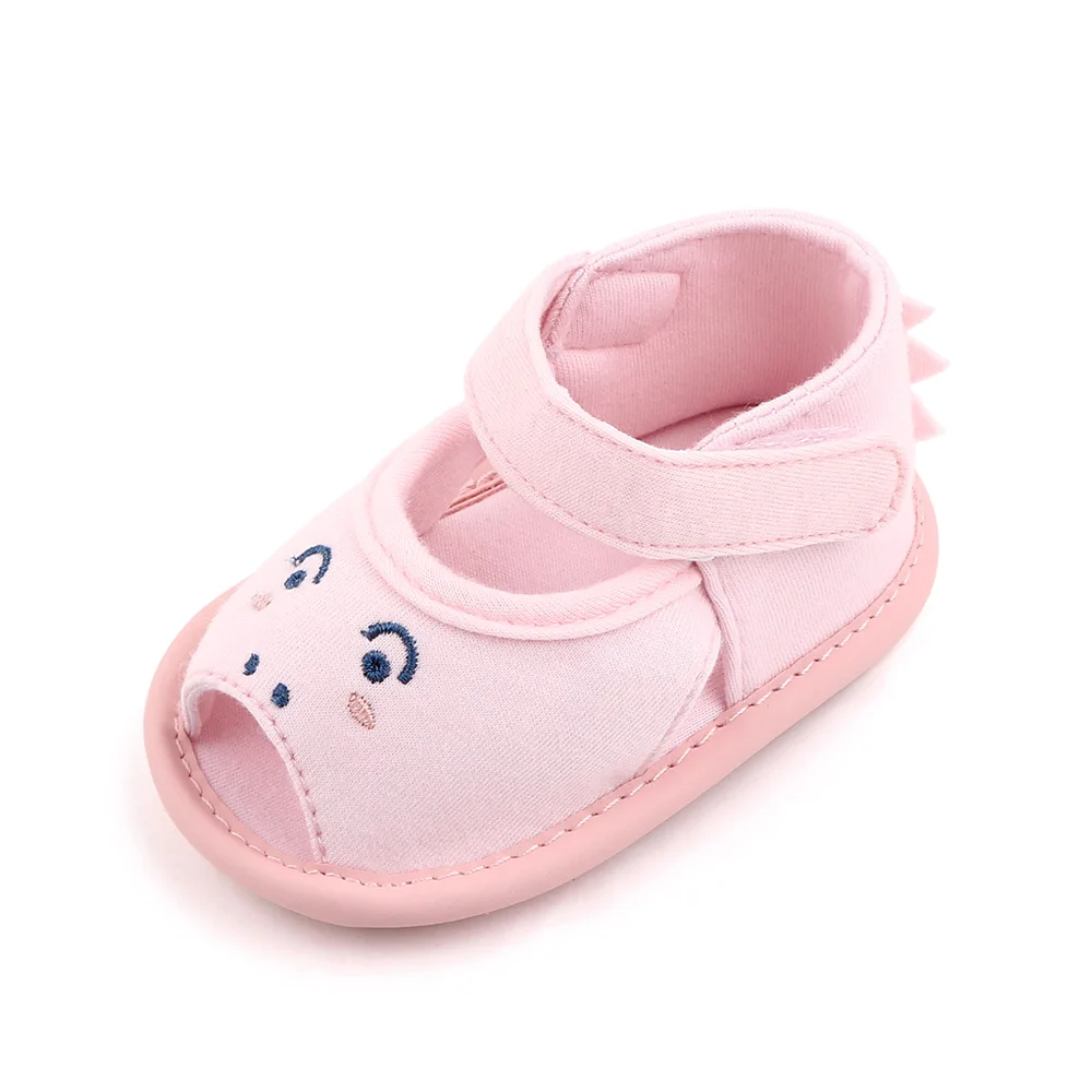 New Baby Solid Color Cartoon Half TPR Bottom Cute Breathable Fish Mouth Toddler Sandals factory