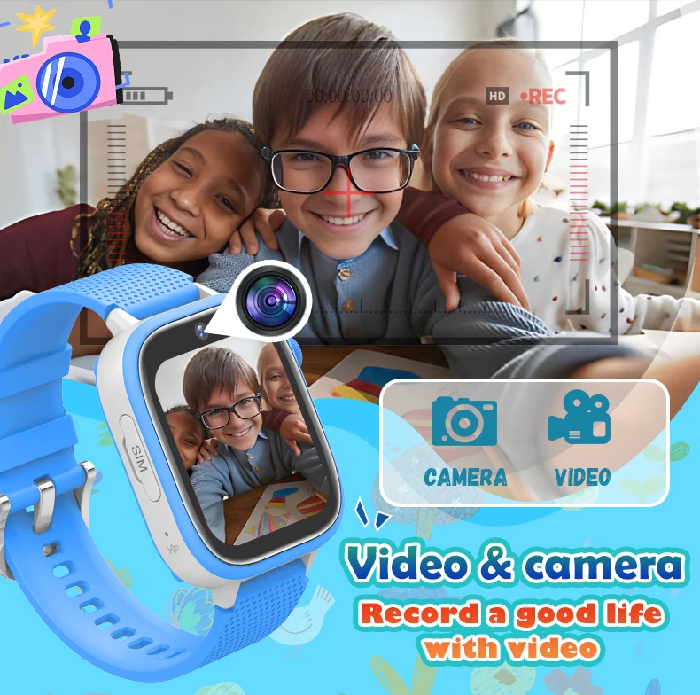2024 New Phone Call Cheapest Cheap Low Price GPS SOS and Camera Lte Android Phone Metallic Smartwatch 4G Sim Support