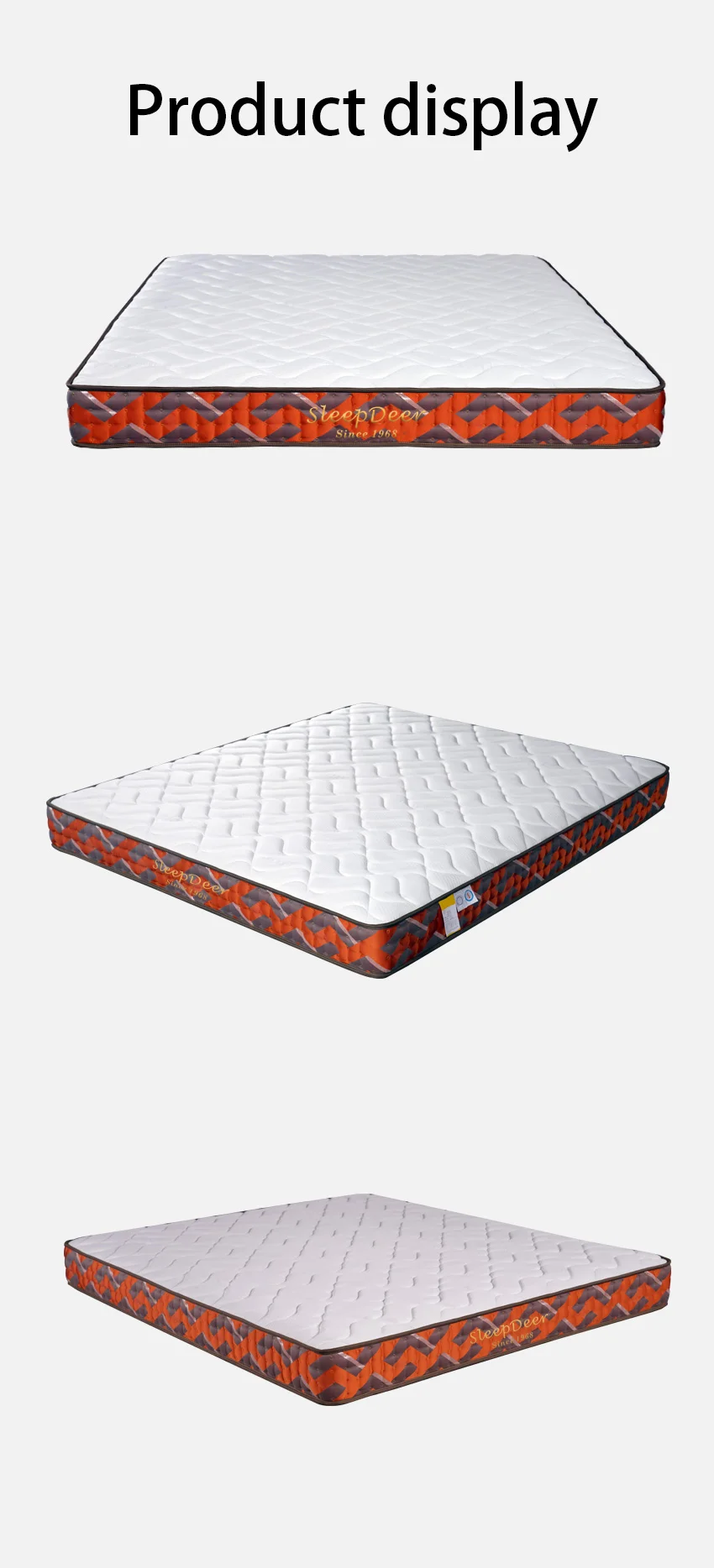 180x200 Hot Sell Topper Latex Materials Mattress Foam Full Body Massage