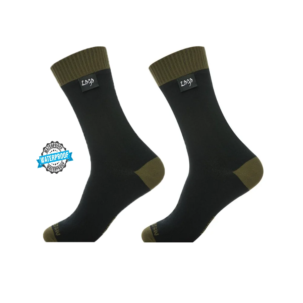 3 Layer Coolmax Custom Logo And Pattern Waterproof Socks Breathable