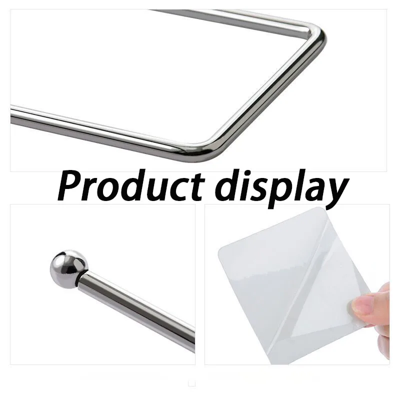 Traceless Stainless Steel Single Wall Mounted Towel Rack Toilet Stick Roll Paper Holder factory