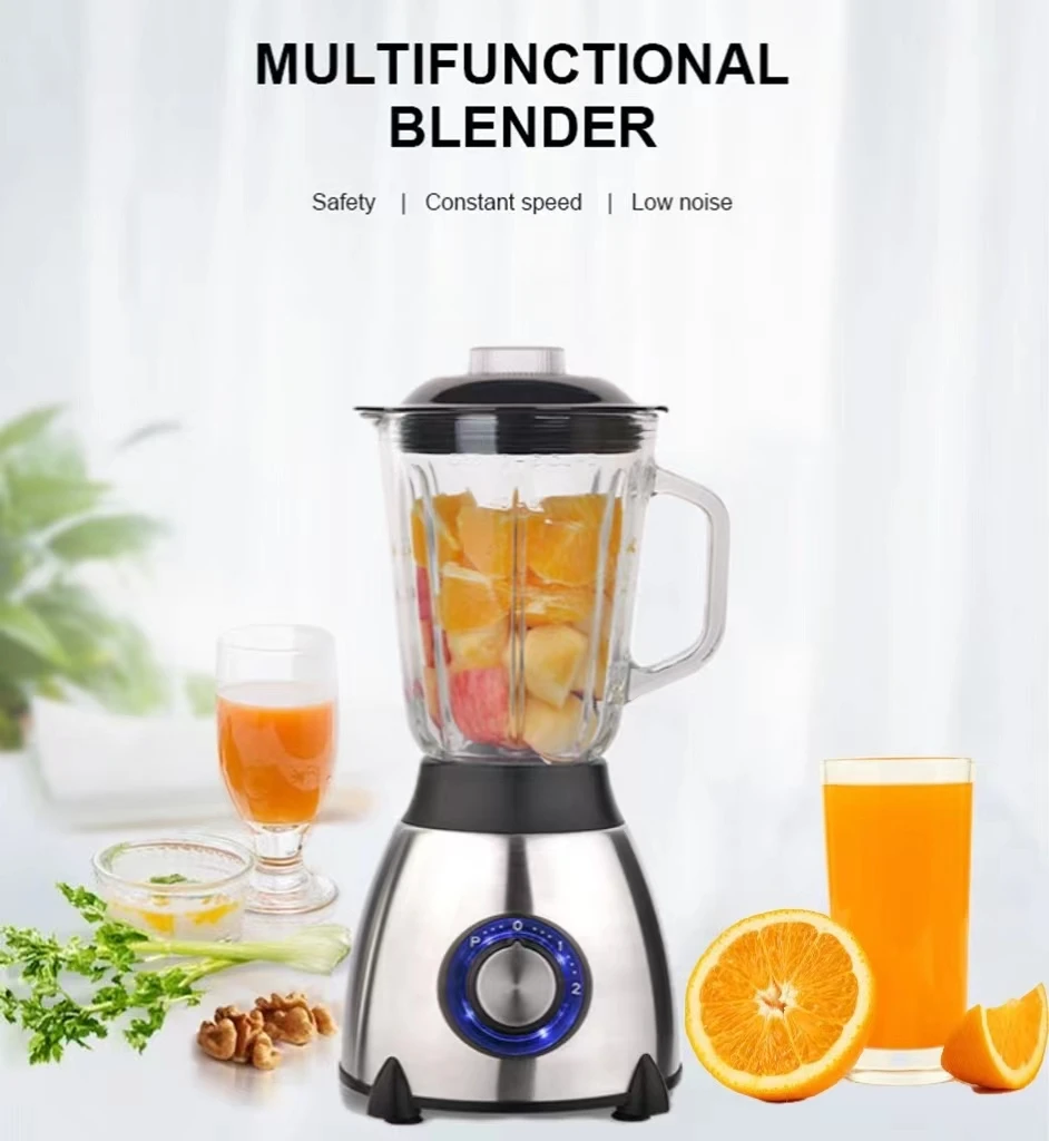 2 In 1 Blender With 1.5l And 5 Speed Stainless Steel Body Blender Y66 ...