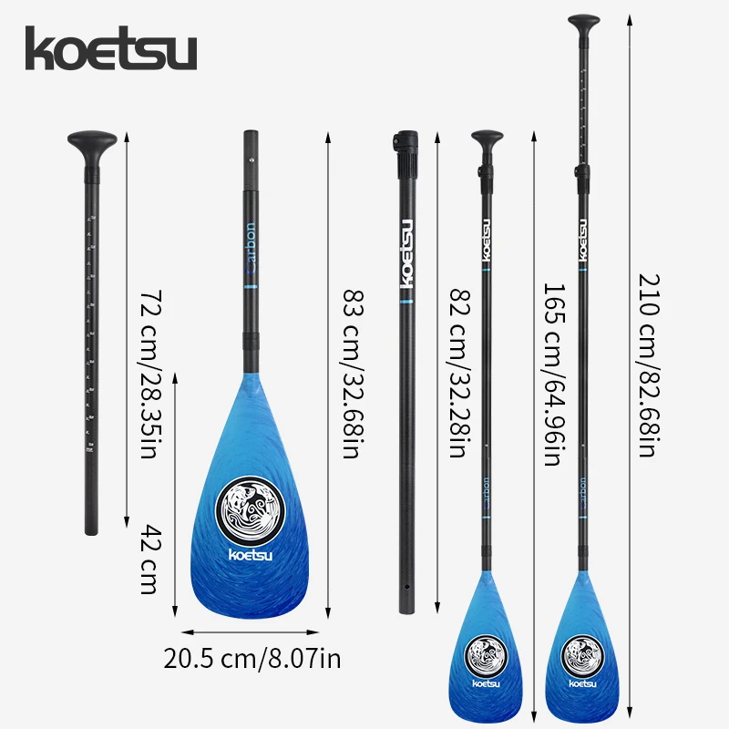 KOETSU Carbon Fiber Inflatable Paddle Board KQ Model - Stand Up