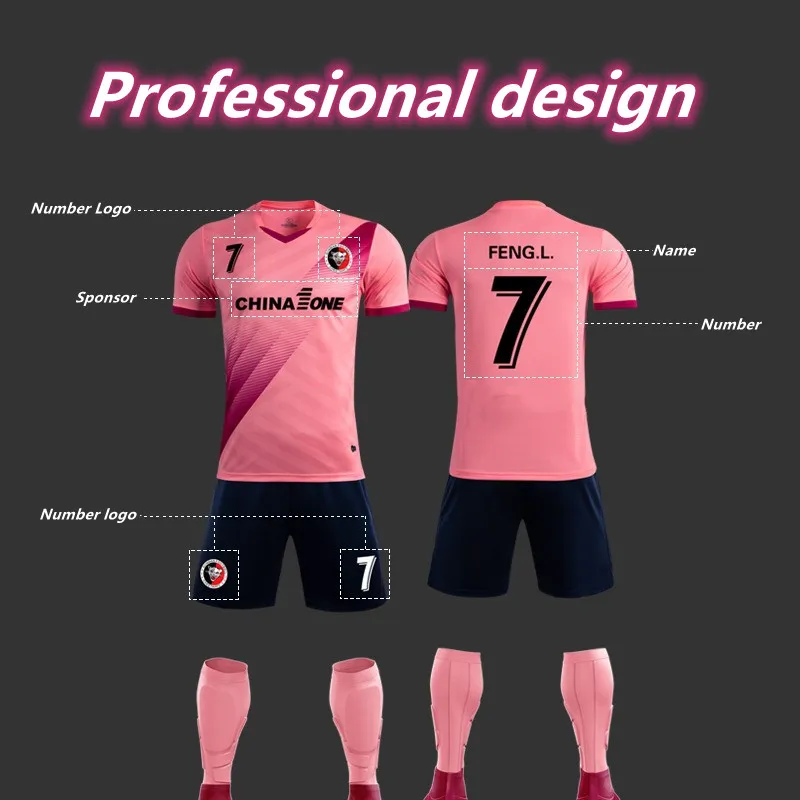 Free Printing Logo Soccer Team Wear Cheap Custom Sports Jersey New ...