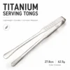 Silver 278mm food clip