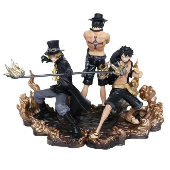 High Quality Anime One Piece Three Brothers Luffy Ace Sabo Wholesale Action Figures Model Collection Hand Custom Toys Buy High Quality Anime One Piece Three Brothers One Piece Hot Sale Wholesale Luffy