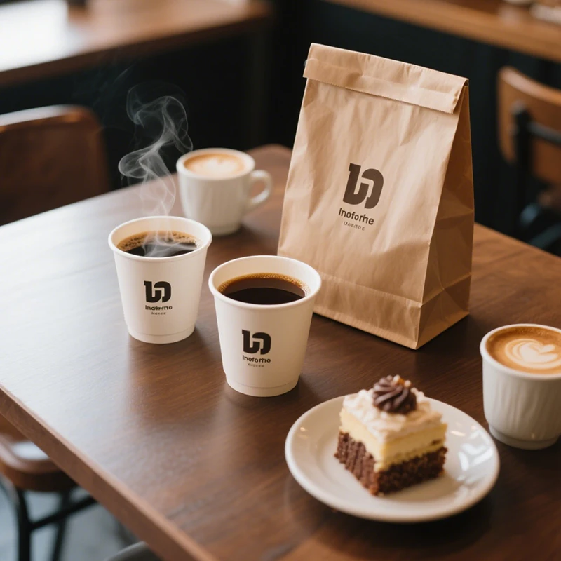 Egyedi nyomtatású eldobható fehér papírpoharak, 4 uncia, 6 uncia, 12 uncia