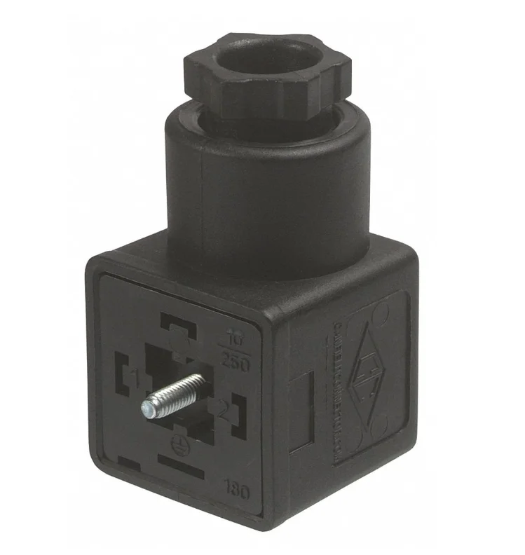 DIN 43650 Form C Water Solenoid Valve Connectors to Deutsch DT Molded Cable Female  Connector