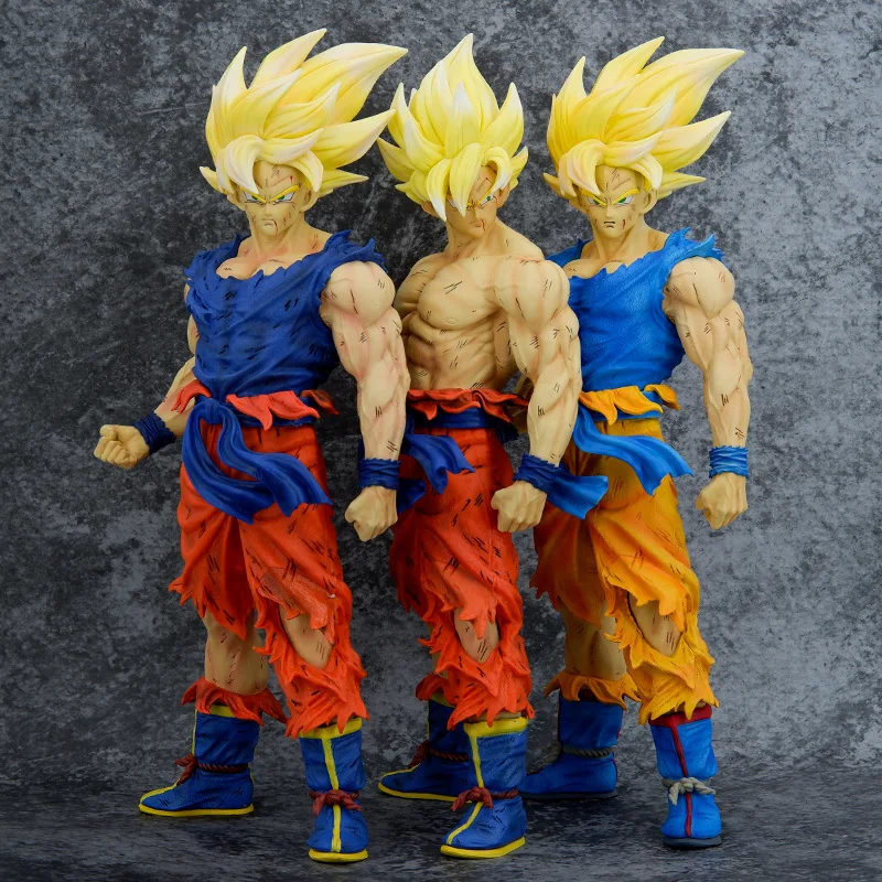 Anime Dragon Balls Saiyan Goku Pvc Doll Statues Action Figures Kids ...