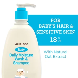 Organic Oatmeal Baby Body Wash Gentle Refreshing Shower Gel for Sensitive Skin Soothing Eczema Relief Niacinamide for Newborns