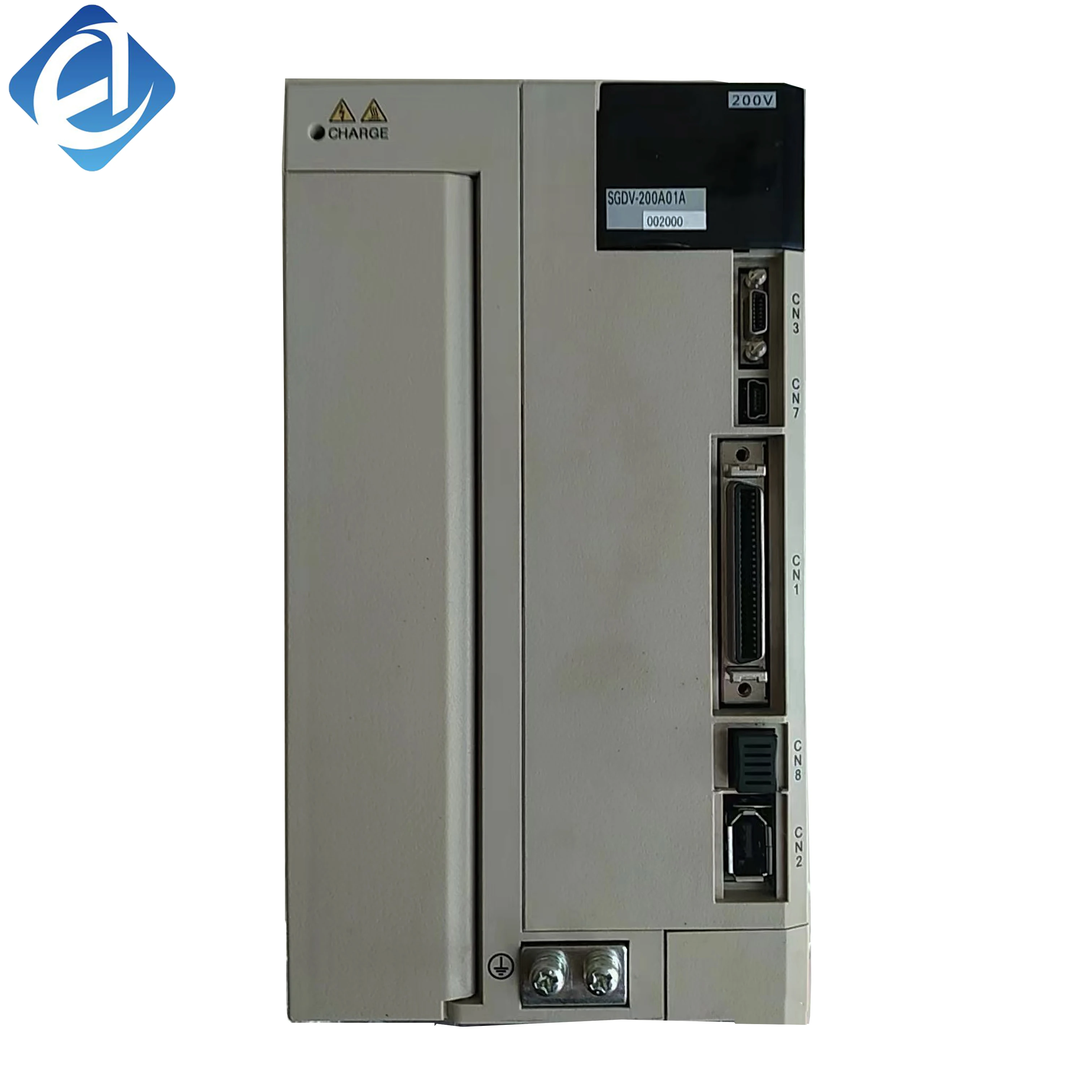 New Original SGDV-200A11A Yaskawa Sigma V SGDV series servo drive, paired with servo motors for accurate position, speed and torque control in industrial automation motion systems.