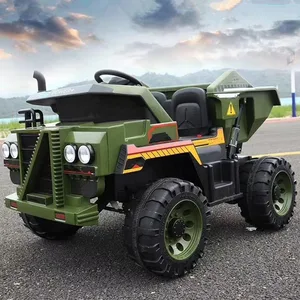 Newest Electric Dual Drive Four Wheel Car Kids Excavator for Children Ride on Car