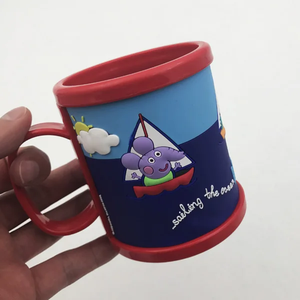 Custom Transportation Plastic Kids Mug (Personalized)