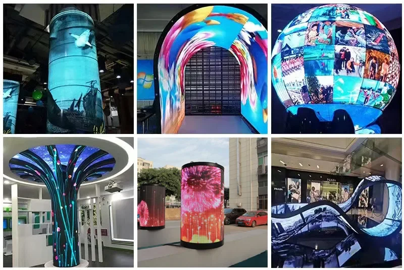 Creative Led Screen Beer Can Shape Led Screen Support Customize Video and Image Via Phone