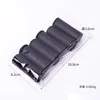 Rouleaux à cheveux avec bonnet &amp; 3.0, lot de 6, noir