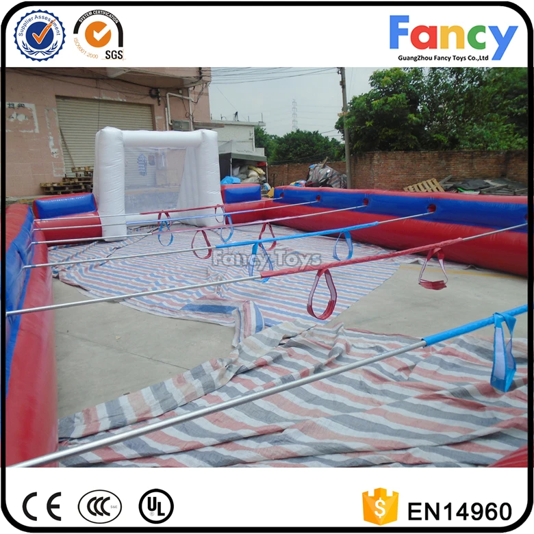 CE Certified Small Inflatable Soccer Field Used for Football for Christmas Air Inflatables Inflatable Castle