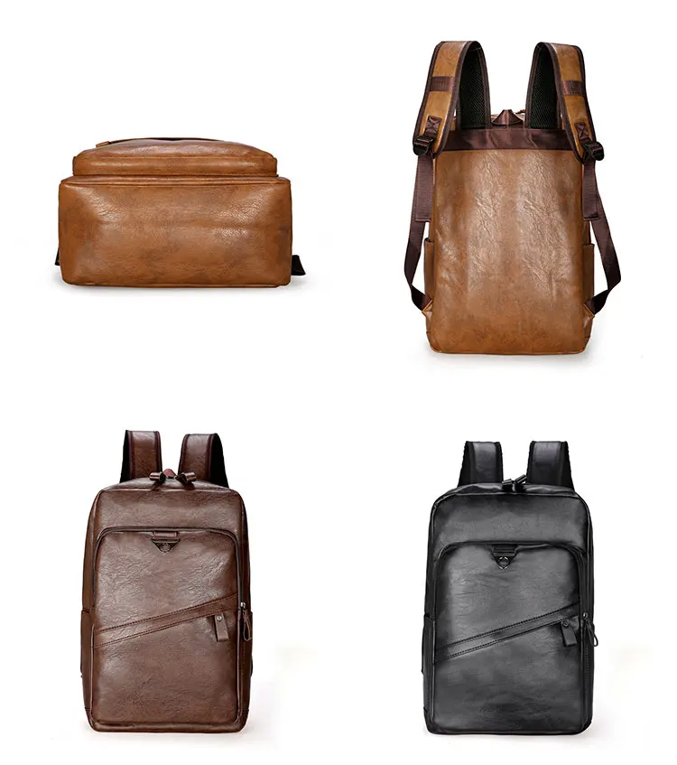 2023 Hot Selling Wholesale Leather Backpacks Vintage Smart Leather