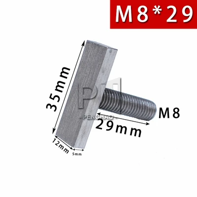 T Type Screw Rectangle Welding Screws Square Head Botls M8 M10