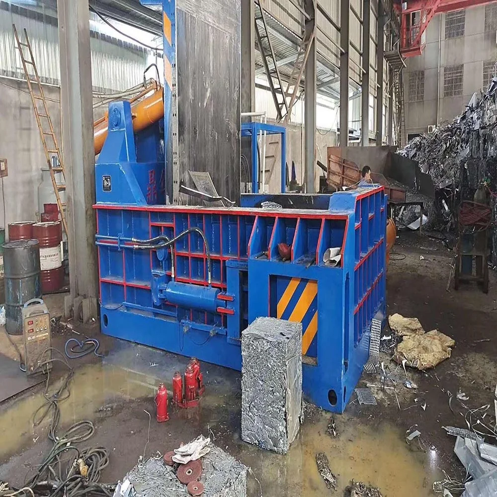 Automatic Metal Baler Compressor Scrap Copper Iron Steel Metal Scrap