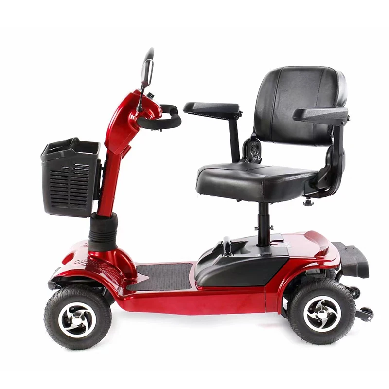 Мобильный скутер для пожилых людей Электрический инвалидов с динамическим управлением четыре колеса 24 В ограниченными