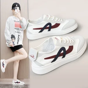 KT285 Women's Thick Bottom Sneakers Anti-Slippery Splicing Style Breathable Spring Summer and Fall Shoes